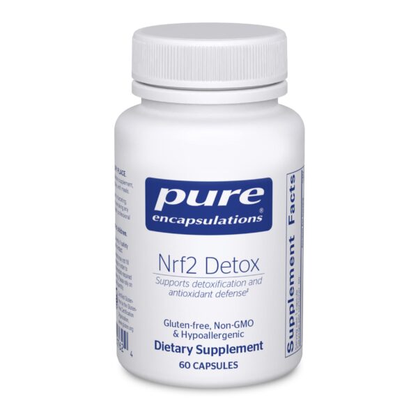 Pure Encapsulations Nrf2 Detox cápsulas para antioxidante y detoxificación