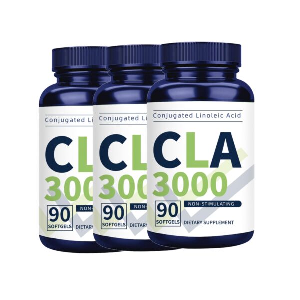 Botella de softgels Vicwell CLA 3000 mg aceite de cártamo
