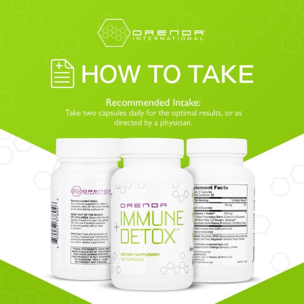 Orenda Immune Detox suplemento para sistema inmune saludable Orenda Immune Detox suplemento para sistema inmune saludable