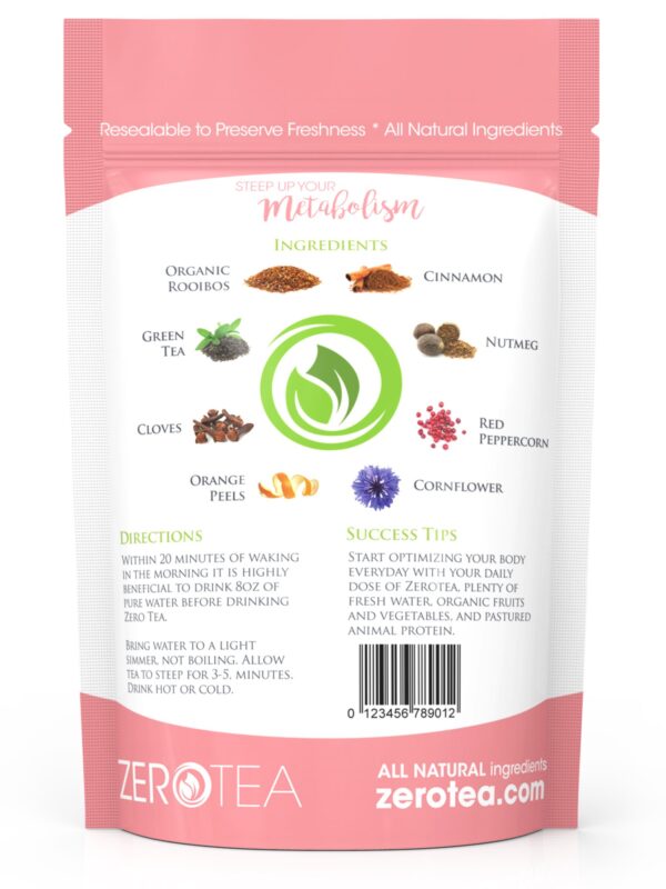 Caja FATBOM Zero Tea té herbal para acelerar metabolismo