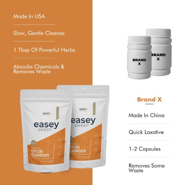 Detox herbal suave para limpieza de colon y pérdida peso