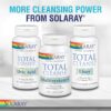 Etiqueta del producto SOLARAY Total Cleanse cápsulas antioxidantes
