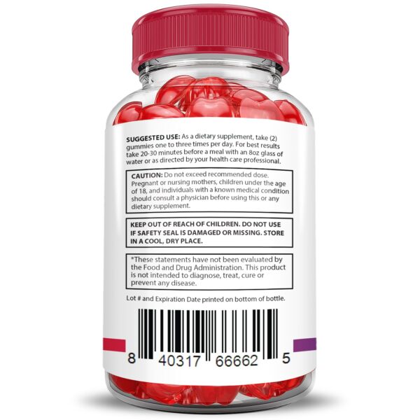 Vista lateral Premier Keto ACV Gomitas Vista lateral Premier Keto ACV Gomitas