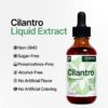 Gotas eficaces para claridad mental y ayuda detox cilantro