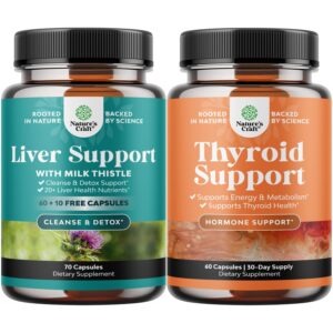 Paquete Natures Craft detox hígado y apoyo tiroides con hierbas