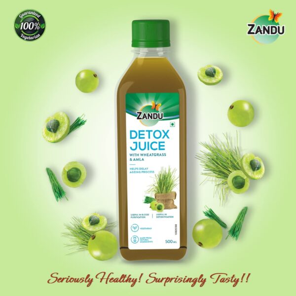Jugo natural ayurvédico Zandu para purificación de sangre