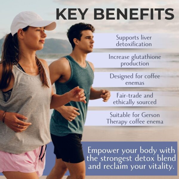 happy bum mezcla potente café enema para soporte hepático