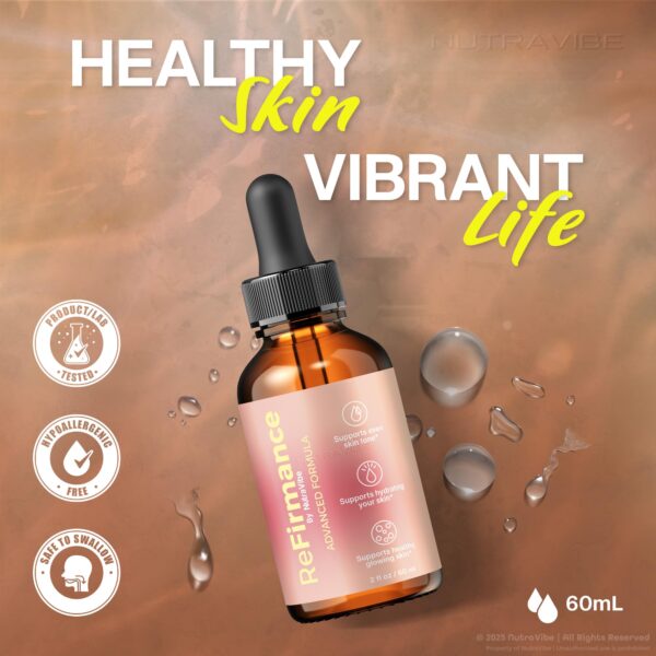 Frasco de ReFirmance gotas vista lateral