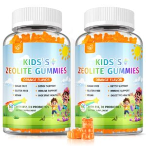 Paquete gomitas zeolita natural para salud infantil y adulto