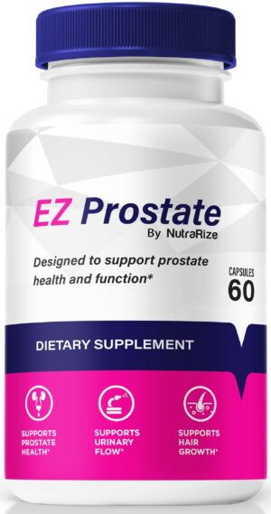 NutraRize EZ Prostate cápsulas naturales para salud de la próstata 60