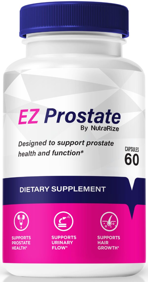 NutraRize EZ Prostate cápsulas naturales para salud de la próstata 60