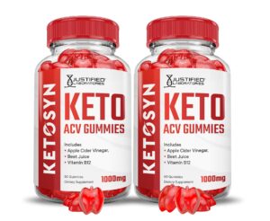 Gomitas Ketosyn Keto ACV 1000mg paquete doble 120 unidades