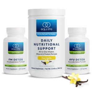 Dr. Cabral Detox Equilife suplementos desintoxicantes 7 días vainilla