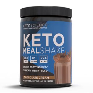 Keto Science batido cetogénico sabor chocolate 20.49 oz