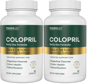 Colopril suplemento limpieza colon 90 cápsulas paquete 2