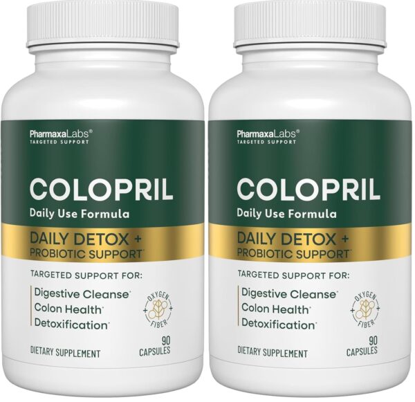 Colopril suplemento limpieza colon 90 cápsulas paquete 2