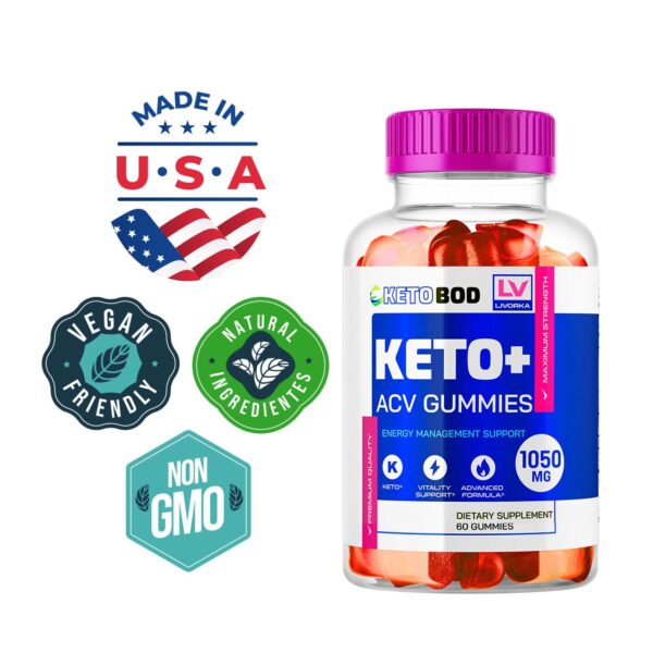 Etiqueta del suplemento Keto Bod ACV