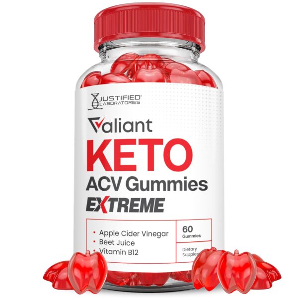 Valiant Keto ACV gomitas extremas con vinagre manzana 2000mg
