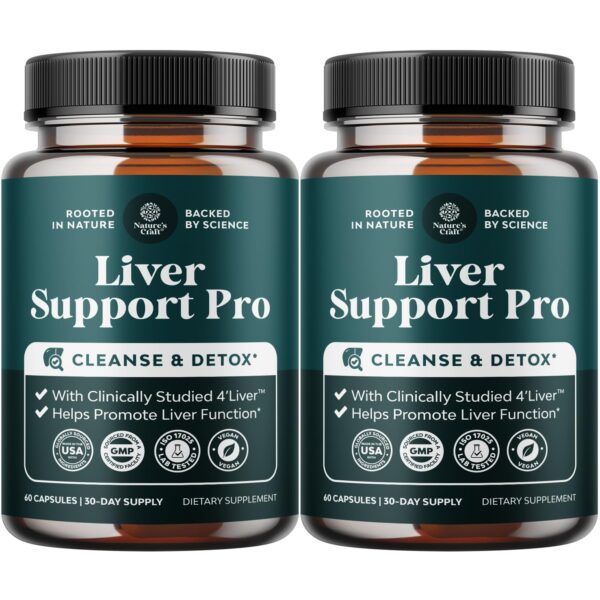 Suplemento Natures Craft Pro para apoyo avanzado al hígado en envase