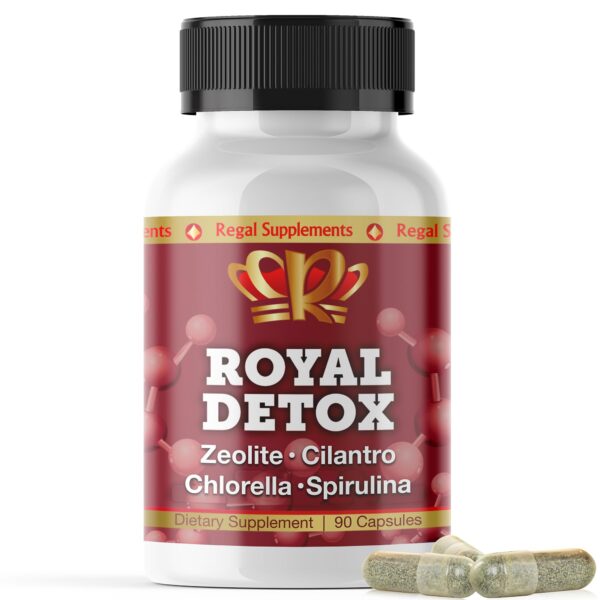 Cápsulas Royal Detox para desintoxicación natural y limpieza de cuerpo