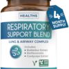 Suplemento natural para salud respiratoria y pulmonar vegano