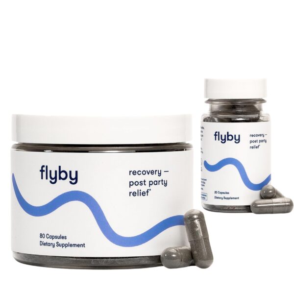 Frasco cápsulas Flyby Recovery para resaca