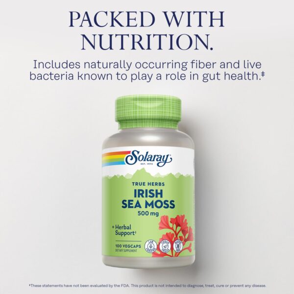 Cajita suplemento SOLARAY Musgo Irlanda y Total Cleanse