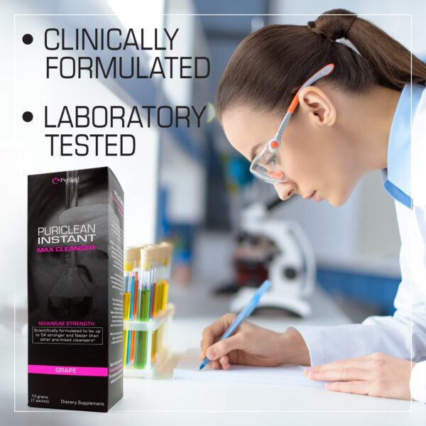 Puriclean Instant MAX limpiador detox 32oz pack doble potente