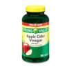 Cápsulas de vinagre de manzana 450 mg suplemento bienestar 250 unidades