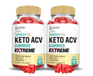 Paquete de 2 gomitas Speedy Keto ACV 2000mg