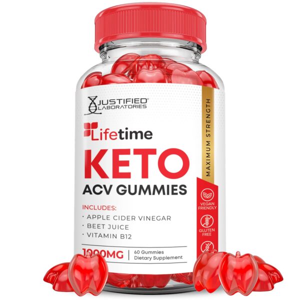 Gomitas Lifetime Keto ACV con 1000MG vinagre sidra manzana