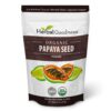 Polvo orgánico de semillas de papaya para apoyo digestivo y salud intestinal