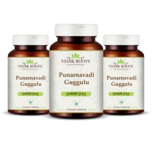 Vedikroots Punarnavadi Guggulu suplemento ayurvédico 180 tabletas