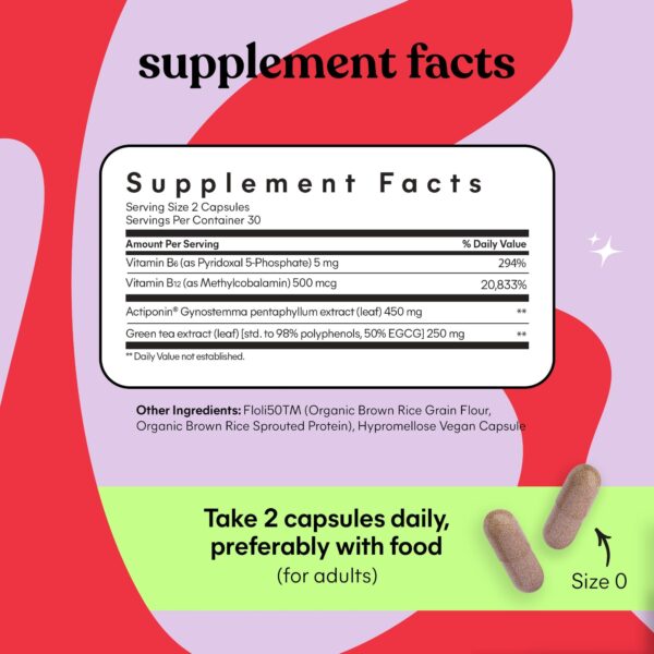 Detalle cápsulas Lemme quemagrasas abdomen AMPK 60 count pack