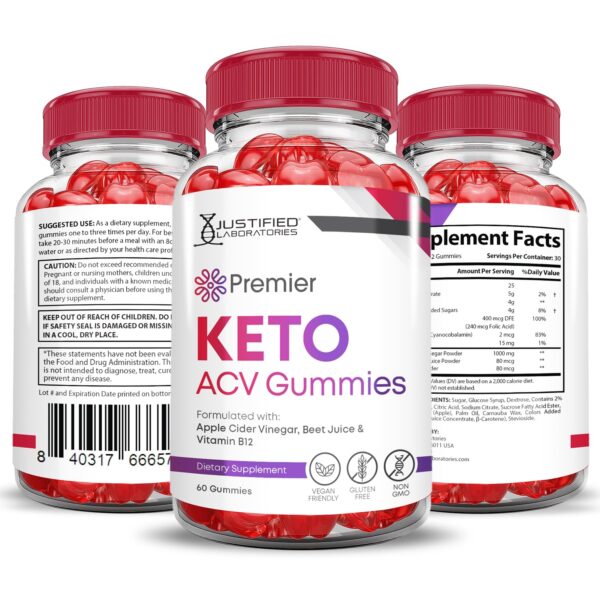 Paquete doble Premier Keto ACV con 120 gomitas