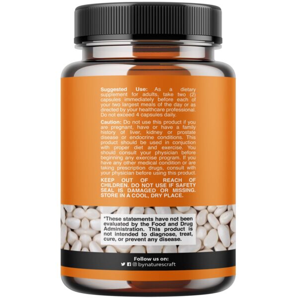 Suplemento frijol blanco para pérdida de peso y reducción calorías