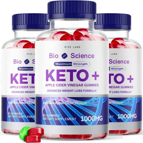 rize labs gomitas keto plus vinagre sidra manzana envase