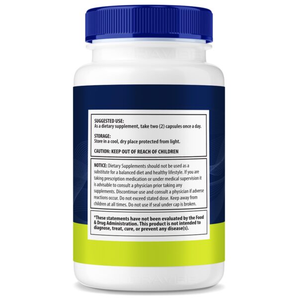 Detalle de etiqueta de Laxa Pure Cápsulas