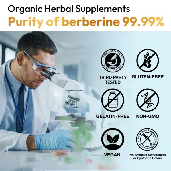 Cápsulas vegetarianas suplemento berberina NEOGLI contenedor abierto