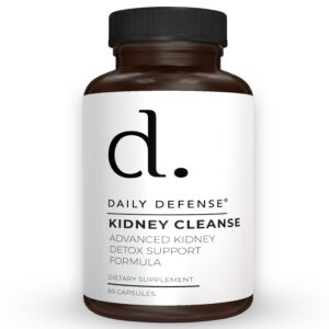 Suplemento renal Daily Defense 60 cápsulas envase frontal