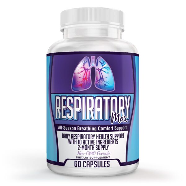 Respiratory-MAX suplemento natural con vitaminas y extractos