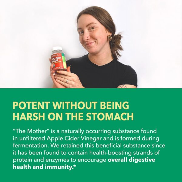 Gomitas sabor manzana natural para digestión saludable y metabolismo