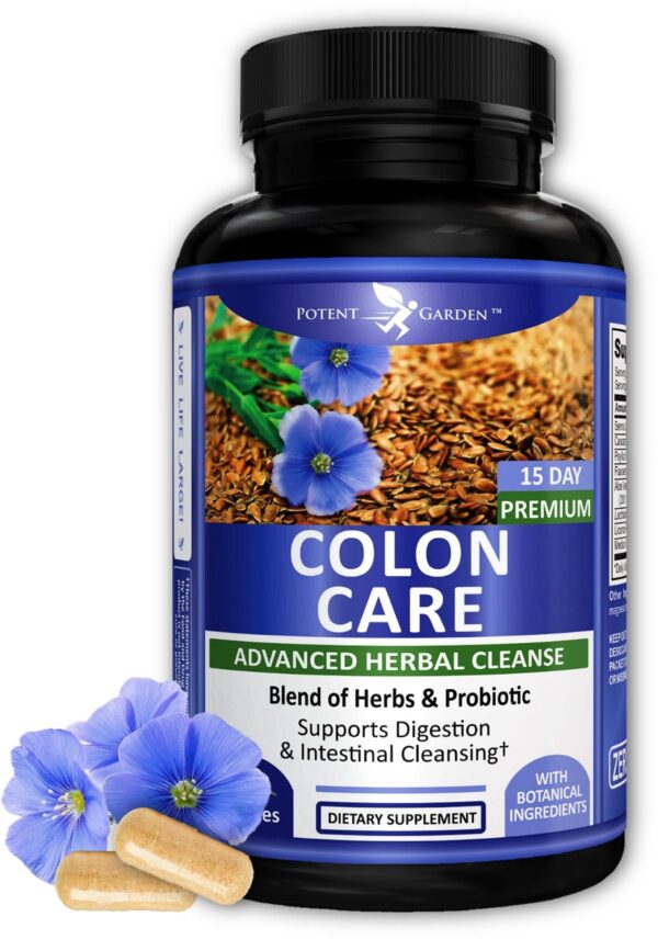 Potent Garden Colon Cleanse suplemento detox para colon y digestión