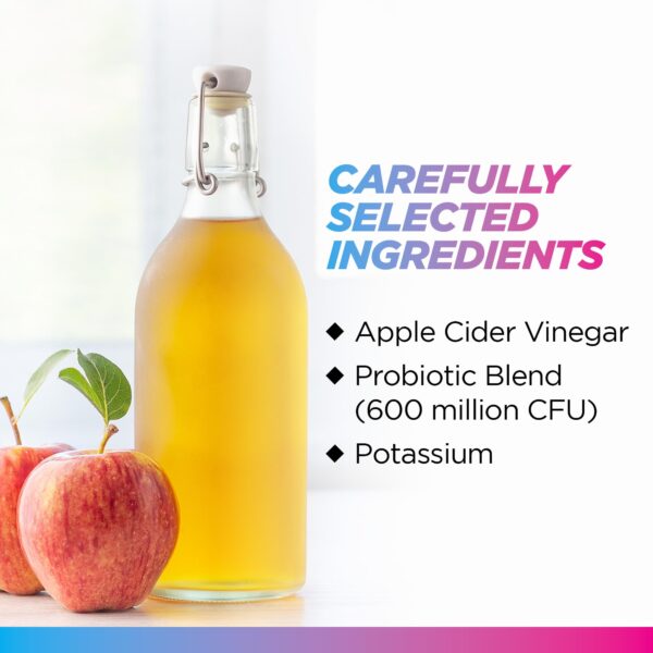 Cápsulas vinagre de sidra manzana Livingood Daily con potasio y probióticos