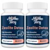 Cápsulas detox zeolita 2300mg MythoTecq pack 2 180 unidades