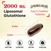 Frasco de Jagielolia Liposomal Glutathione 180 cápsulas