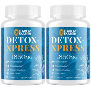 Flarovexarith Canna Cleanse tabletas masticables detox 120 unidades