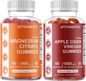Gomitas magnesio y vinagre sidra manzana Vitamatic 60 veganas