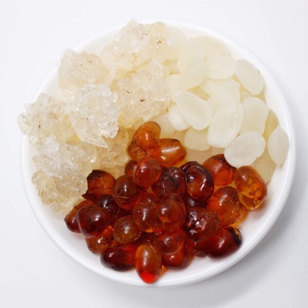 Paquetes de goma de durazno y golondrina de nieve para belleza y detox