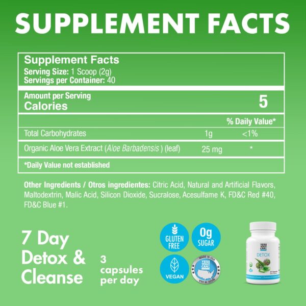 Frasco pastillas detox Yes You Can paquete doble 21 unidades